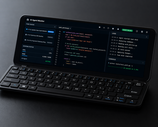 AI生成したVAIO Type PのようなAIプログラミング用PC